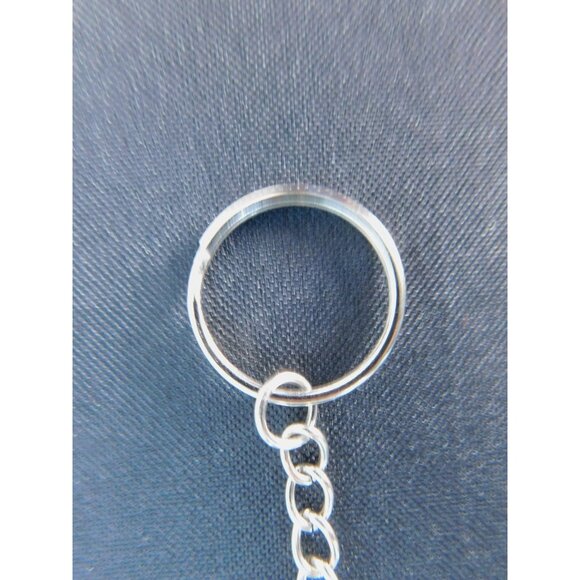 Triple Moon Pentacle Crystal Angel Keychain Pagan Wiccan Goddess Charm Spiritual - Picture 7 of 10